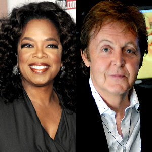 Oprah Winfrey, Sir Paul McCartney Oprah Winfrey, Sir Paul McCartney